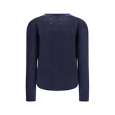 Margiela Blue Wool Cardigan